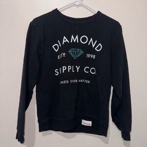 Diamond Supply Co. Black Crew Neck Sweater